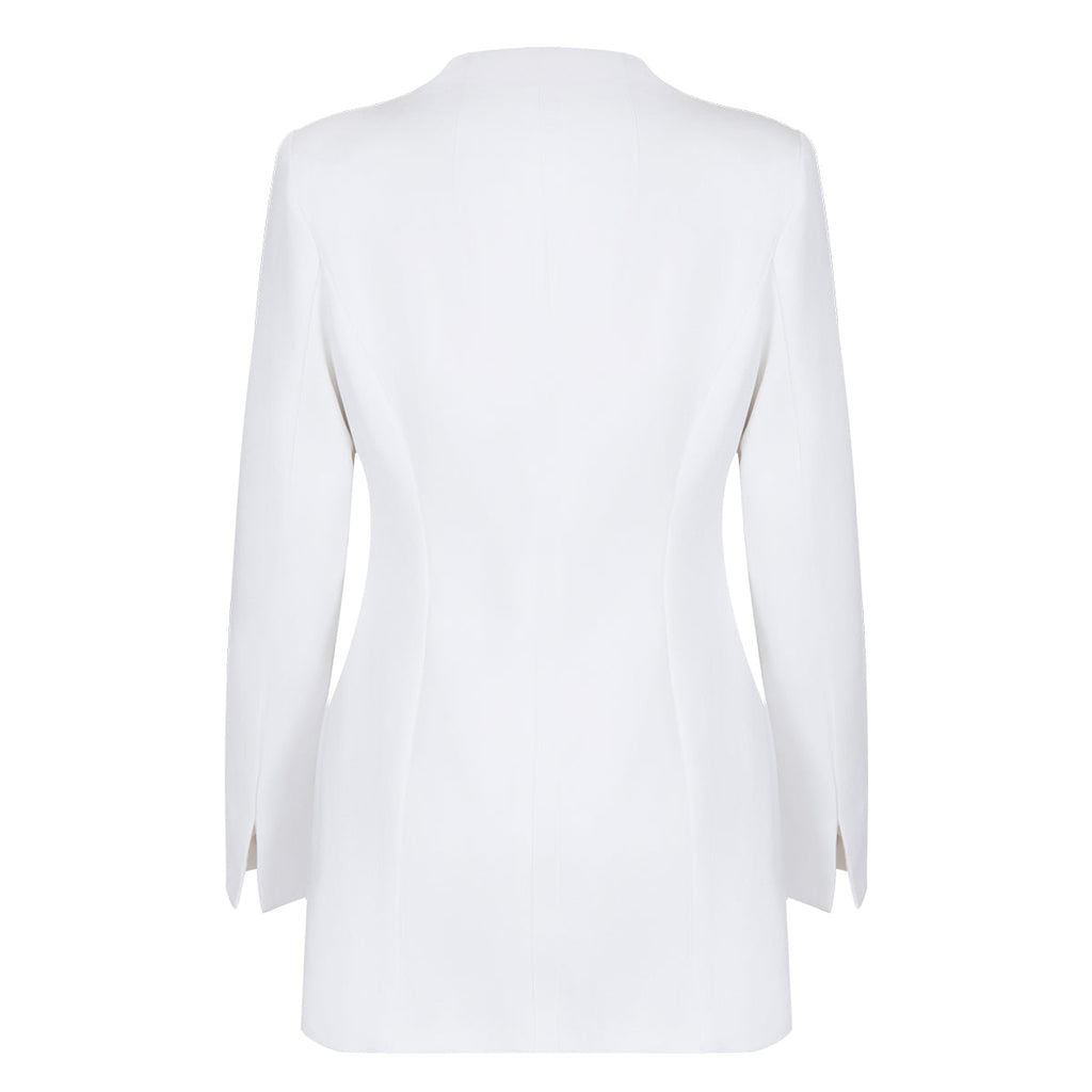 White Lapel Blazers