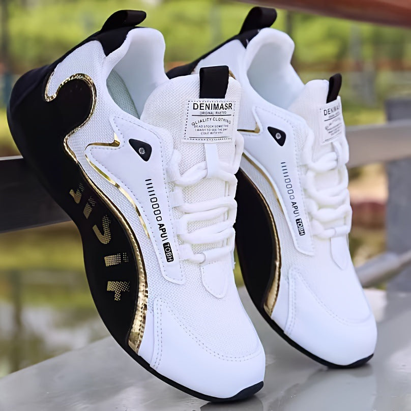 Men's Colorblock Sneakers | Breathable Dad Running Shoes