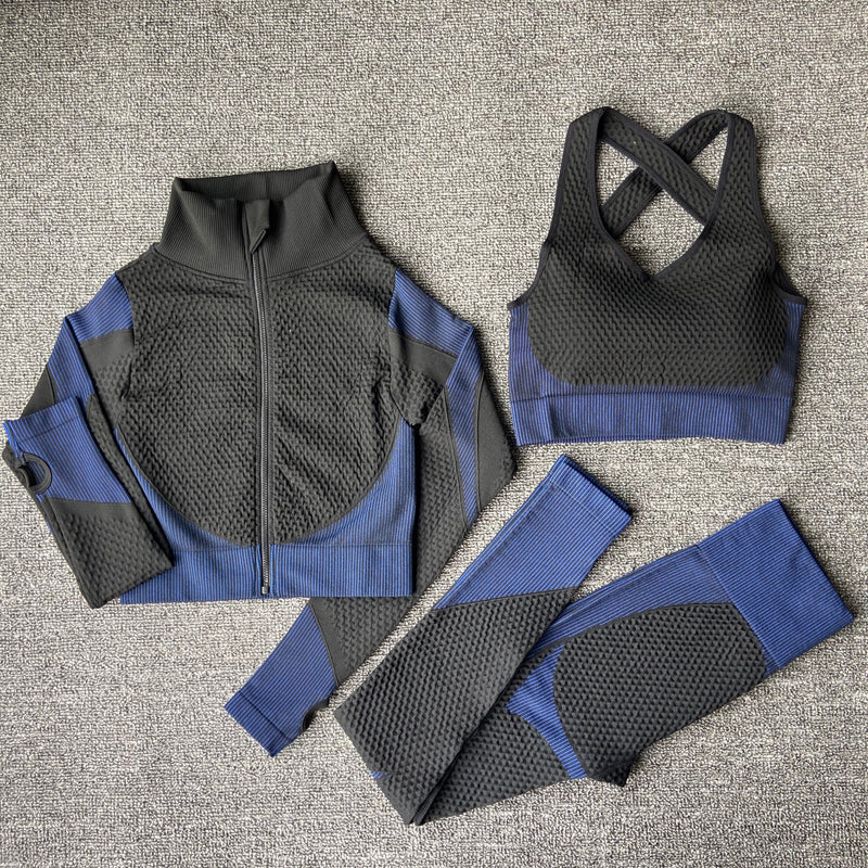 Women's Yoga Gym Set | Seamless Fitness Activewear