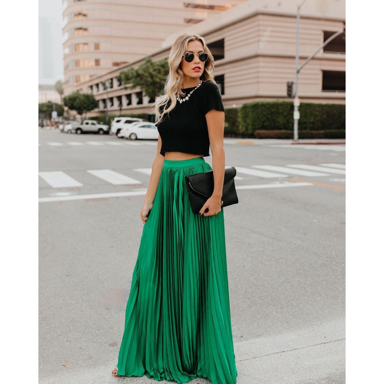 Women's High Waist Long Skirt | Casual Maxi Fashion Skirt