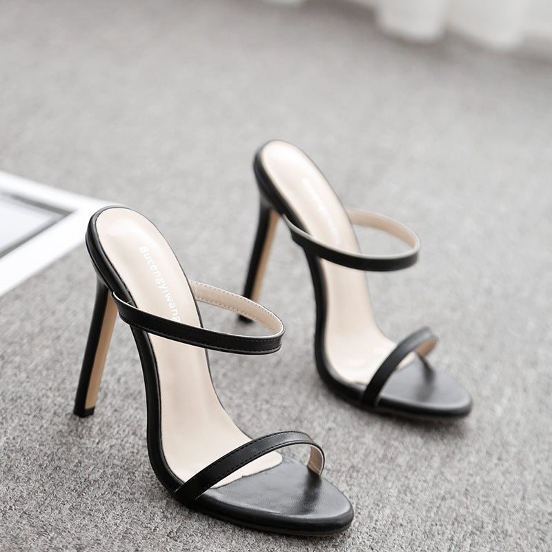 Women's Stiletto Heel Sandals | Elegant Dress Shoes