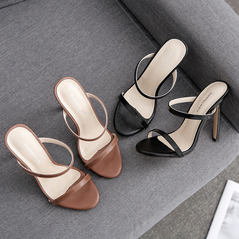 Women's Stiletto Heel Sandals | Elegant Dress Shoes
