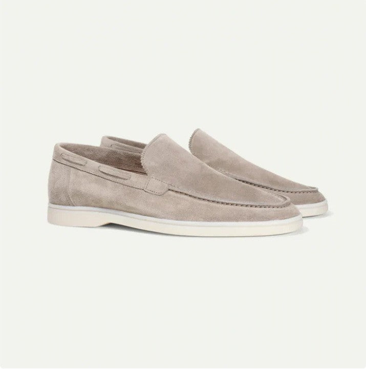 Men's Suede Loafers | Matte Slip-On Casual Shoes