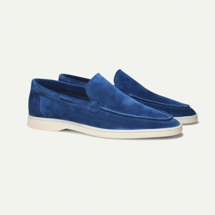 Men's Suede Loafers | Matte Slip-On Casual Shoes