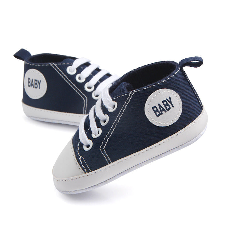 Baby Canvas Sports Sneakers | First Walkers Anti-Slip Shoes