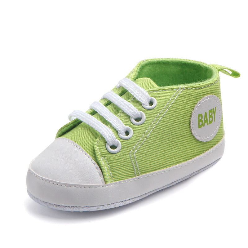 Baby Canvas Sports Sneakers | First Walkers Anti-Slip Shoes