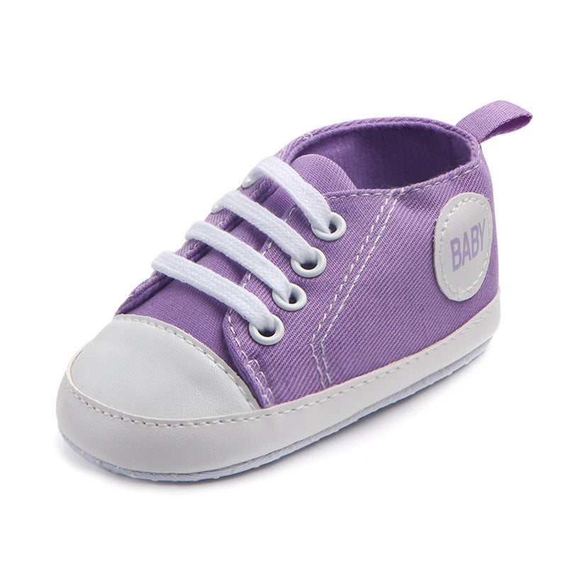 Baby Canvas Sports Sneakers | First Walkers Anti-Slip Shoes