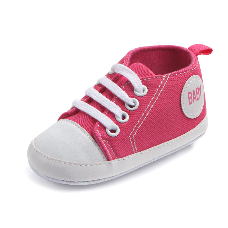 Baby Canvas Sports Sneakers | First Walkers Anti-Slip Shoes