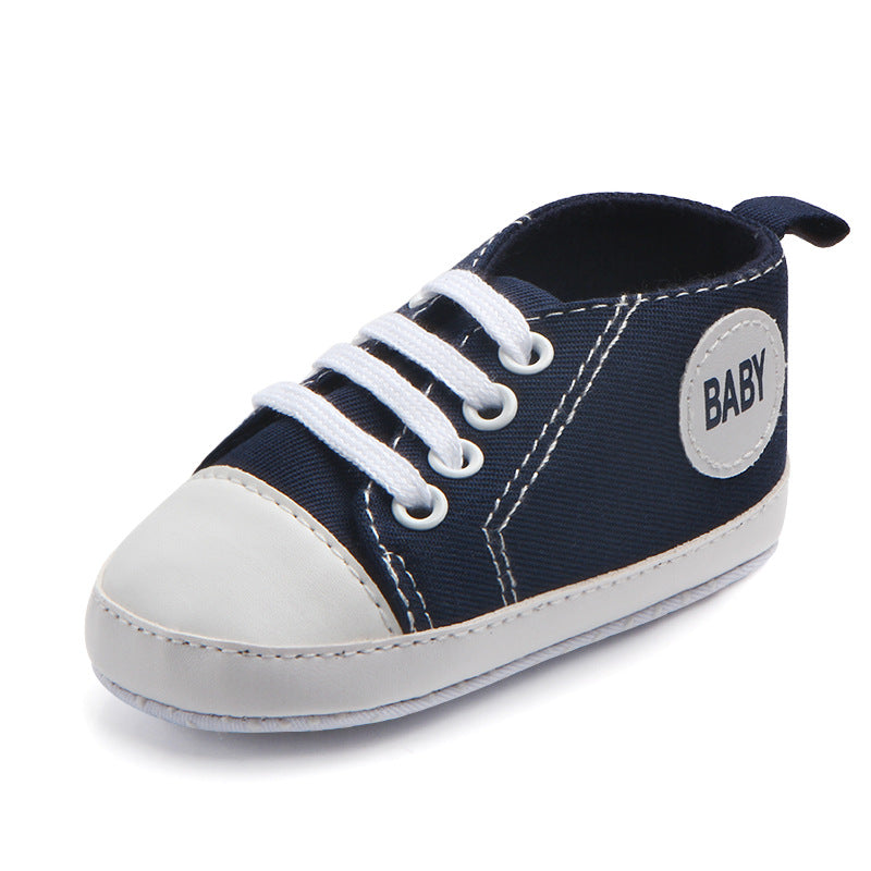Baby Canvas Sports Sneakers | First Walkers Anti-Slip Shoes