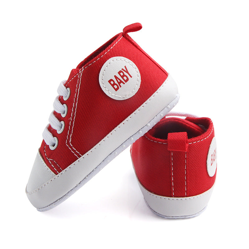 Baby Canvas Sports Sneakers | First Walkers Anti-Slip Shoes