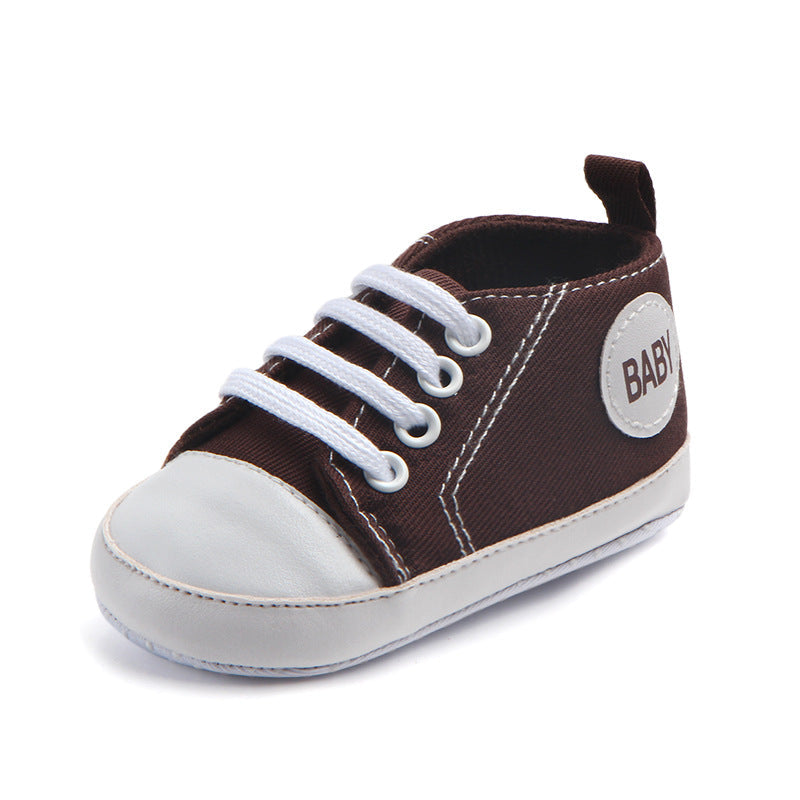 Baby Canvas Sports Sneakers | First Walkers Anti-Slip Shoes