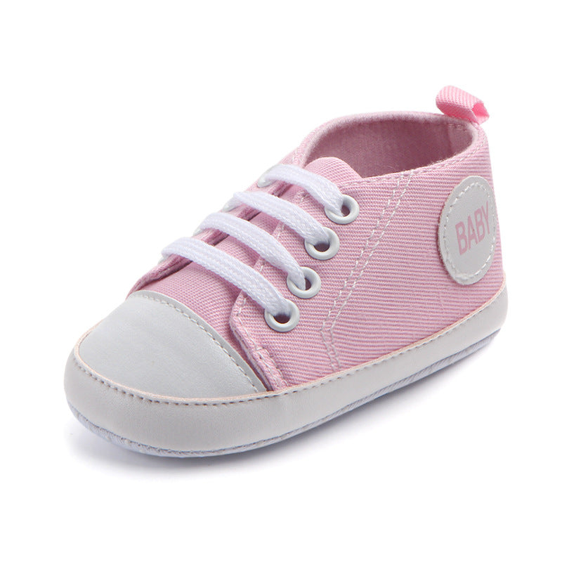 Baby Canvas Sports Sneakers | First Walkers Anti-Slip Shoes