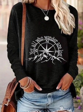 Women's Spring And Autumn Tops T-shirts