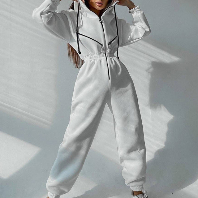 Women's Two Piece Hoodie Set | Casual Zip-Up Tracksuit
