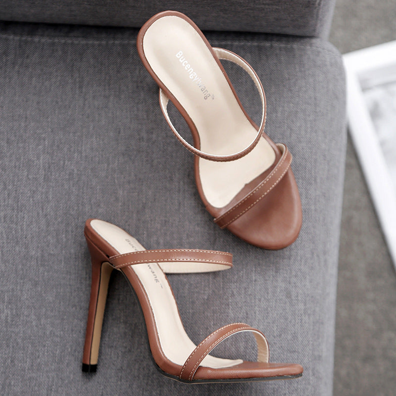Women's Stiletto Heel Sandals | Elegant Dress Shoes