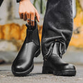 Vintage Leather Martin Boots | Unisex Couple Ankle Boots