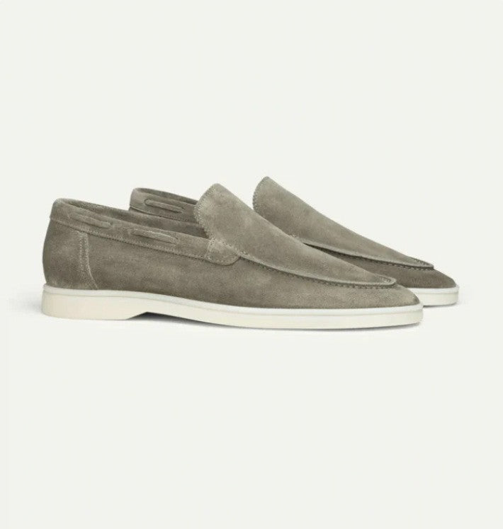 Men's Suede Loafers | Matte Slip-On Casual Shoes
