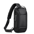 Men’s Waterproof Anti-Theft Sling Bag | USB Travel Chest Bag