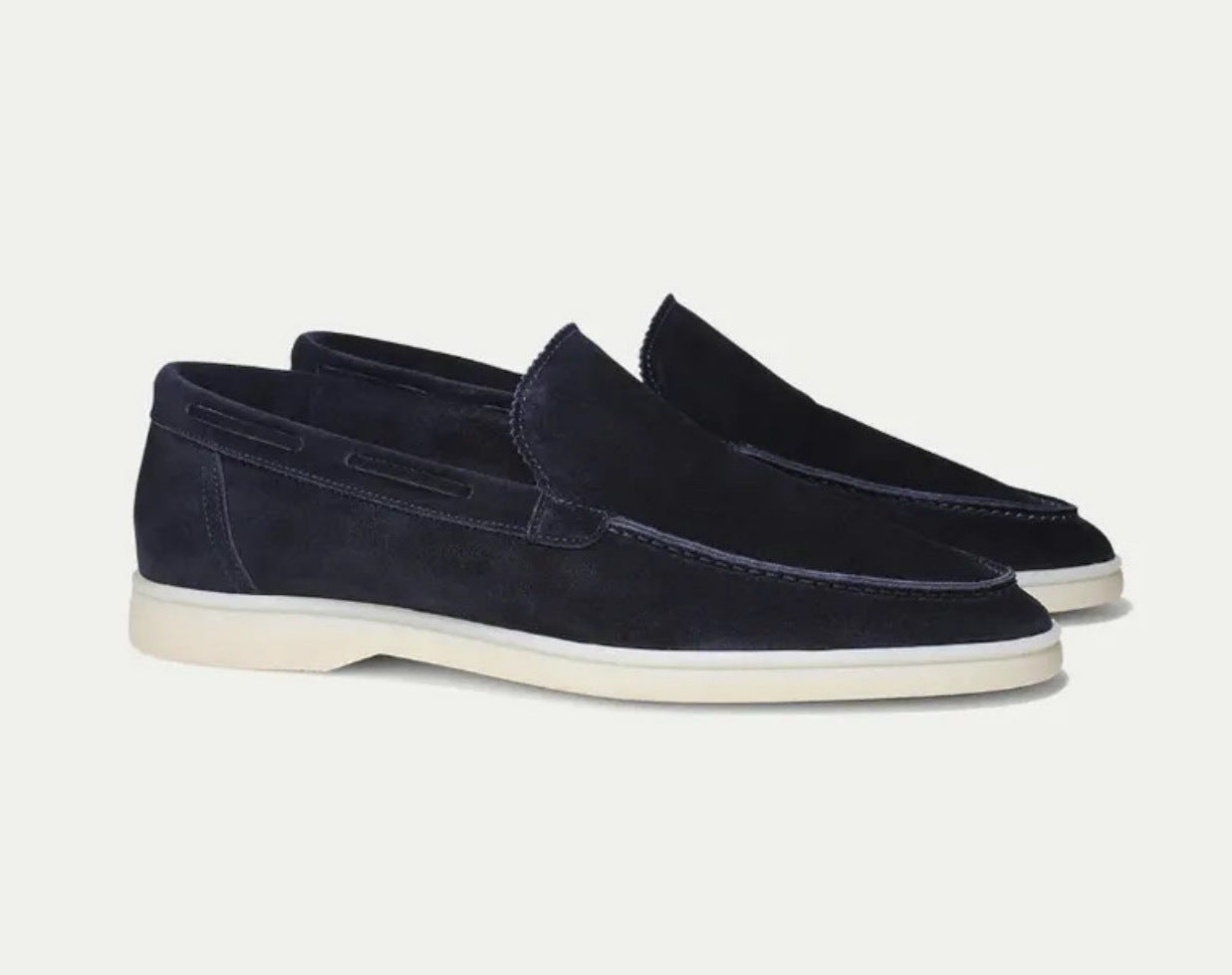 Men's Suede Loafers | Matte Slip-On Casual Shoes