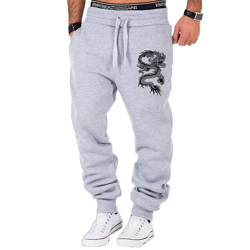 Men's Dragon Jogger Pants | Casual Streetwear Trousers