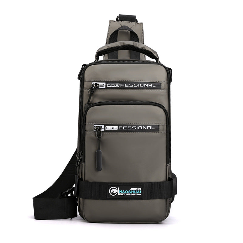 Men's Multifunction Sling Backpack | USB Crossbody Bag