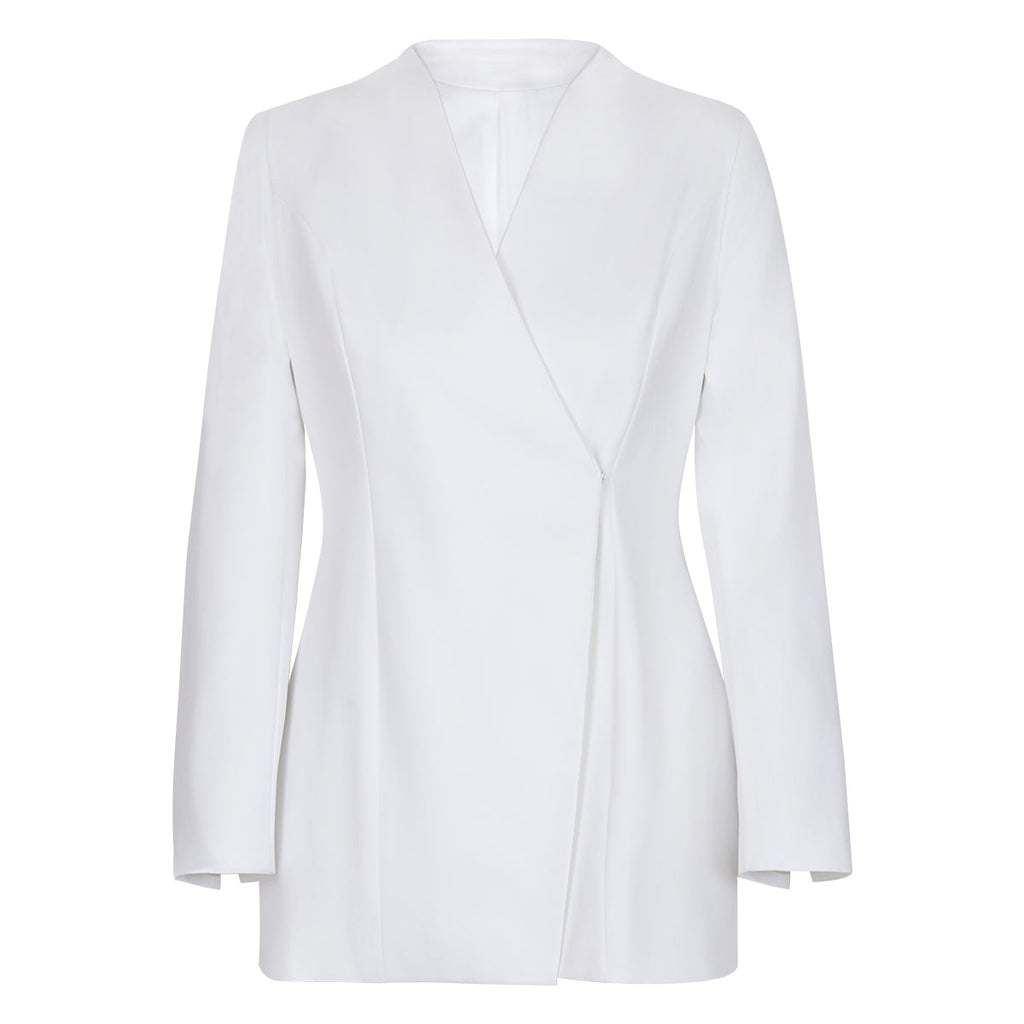 White Lapel Blazers