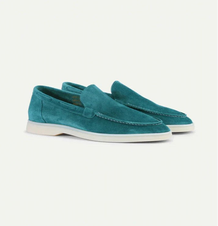 Men's Suede Loafers | Matte Slip-On Casual Shoes