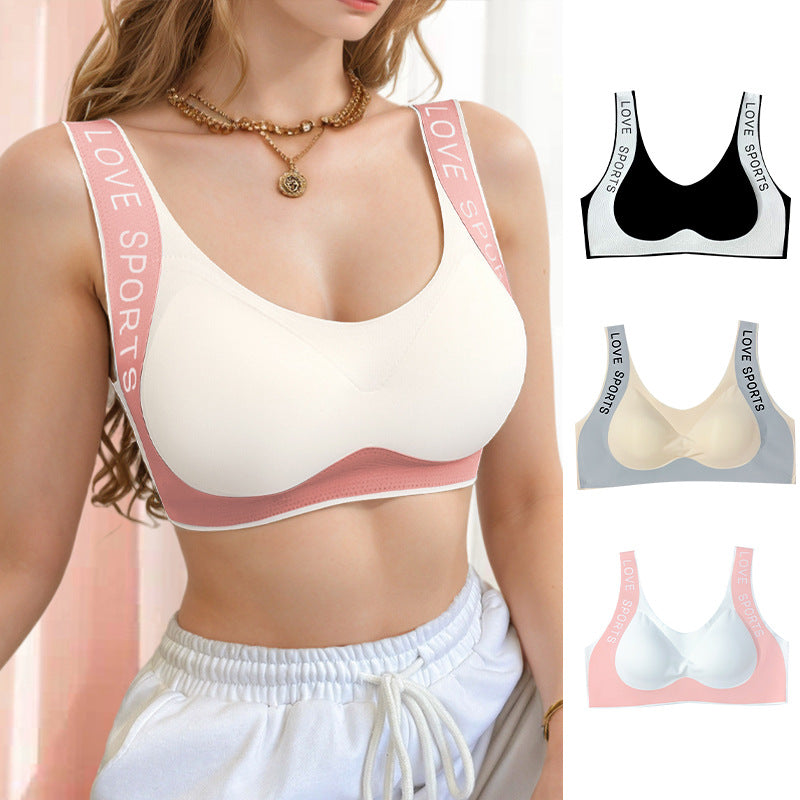 Women's Wide Strap Wireless Bra | Breathable Comfort Bra